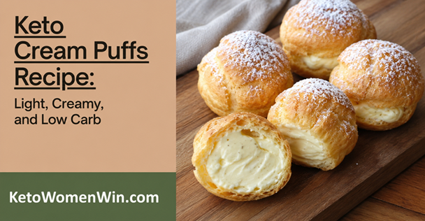 Keto Cream Puffs Recipe: Light, Creamy, and Low Carb